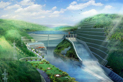 金平老挝南塔河1号水电站项目